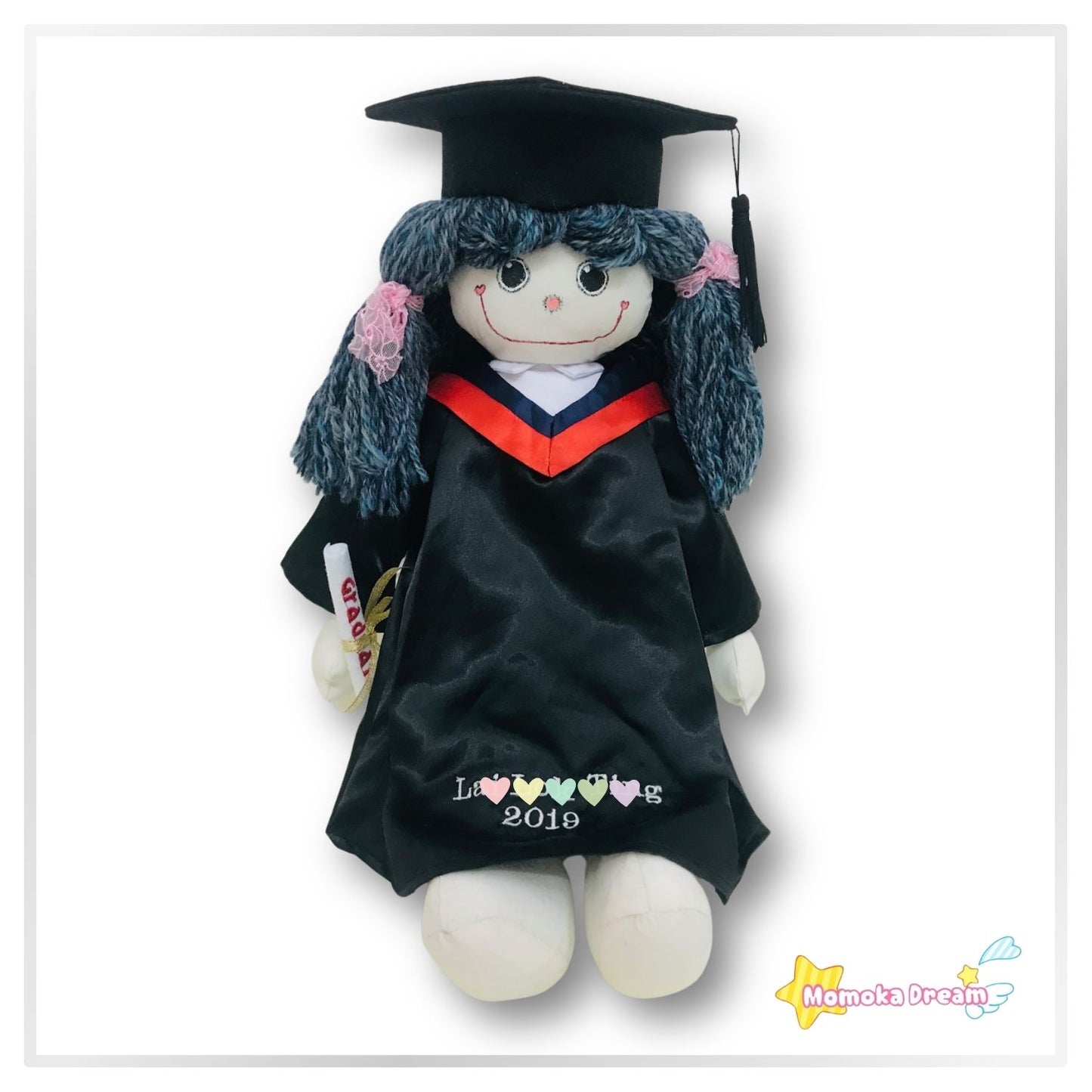 Custom Plushie Graduation Gown Service (Message for Quote)
